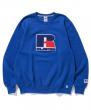 XLARGE × RUSSELL CREWNECK SWEAT