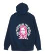 X-girl CIRCLE BACKGROUND FACE SWEAT HOODIE