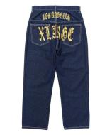 XLARGE OLD ENGLISH LOGO DENIM PANTS