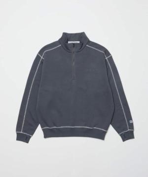 BAL / RUSSELL ATHLETIC HEAVY COTTON HALF ZIP