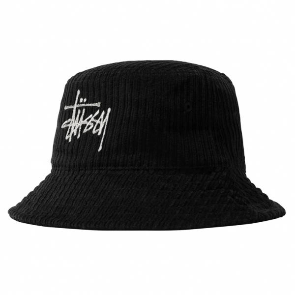 STUSSY CORDUROY BIG BASIC BUCKET HAT | KENES