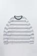 FIRST DOWN BAGGY TEE L/S COTTON BORDER JERSEY