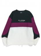 XLARGE SPORTS LOGO PANELED CREWNECK SWEAT