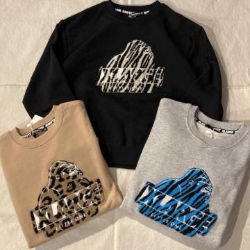 XLARGE KIDS サガラ刺繍スランテッドOGゴリラトレーナー