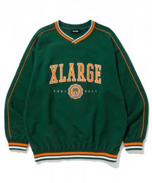 XLARGE PIPING V NECK SWEAT