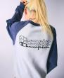 X-girl x Champion REVERSE WEAVE R RAGLAN SWEAT TOP