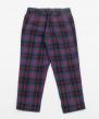 BAL FLANNEL PLAID BELTED TROUSER