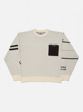 BAL GOOD LIFE JACQUARD COTTON CREWNECK KNIT