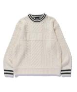 XLARGE CABLE CREWNECK KNIT