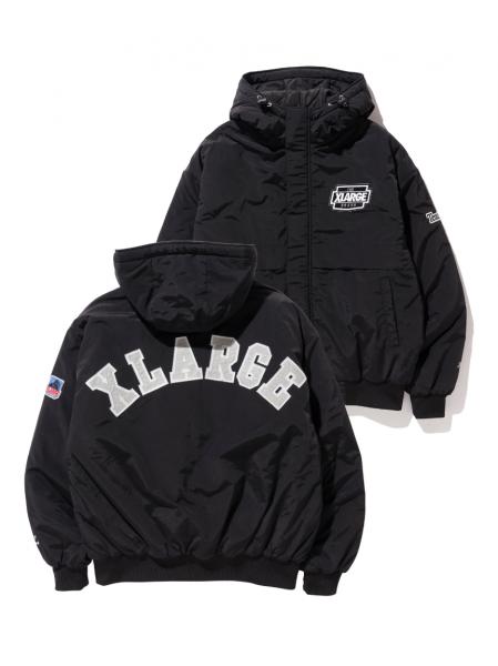 NYLON PUFFER JACKET XLARGE バックアーチロゴ ナイロン着丈73cm