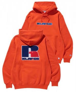 XLARGE × RUSSELL PULLOVER HOODED SWEAT