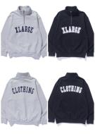 XLARGE ARCH LOGO HALF ZIP SWEATSHIRT