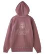 X-girl FACE PIGMENT DYED ZIP UP SWEAT HOODIE