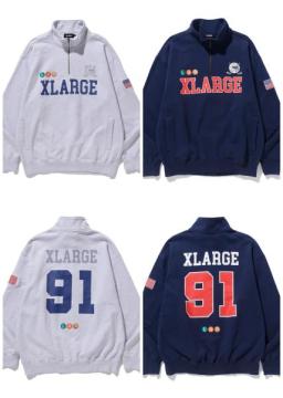 XLARGE HOCKEY HALF ZIP SWEATSHIRT