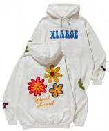 XLARGE FLOWER PULLOVER HOODED SWEAT