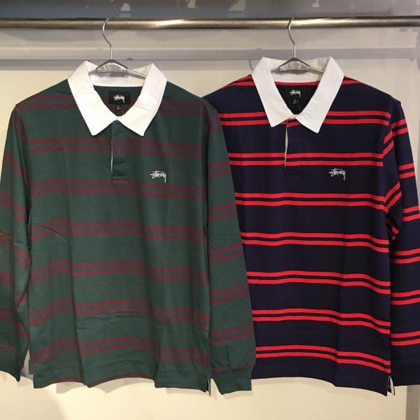 STUSSY Desmond Stripe L/SL Rugby