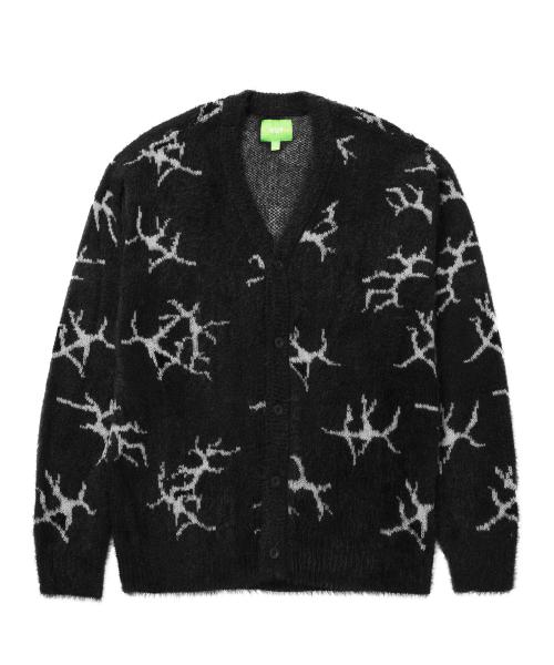 HUF CRACKED CARDIGAN Lサイズ - カーディガン