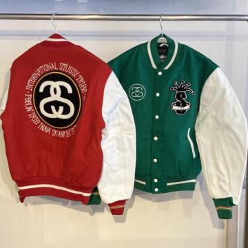 STUSSY IST VARSITY JACKET