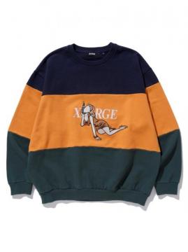 XLARGE MULTI COLOR CREWNECK SWEAT