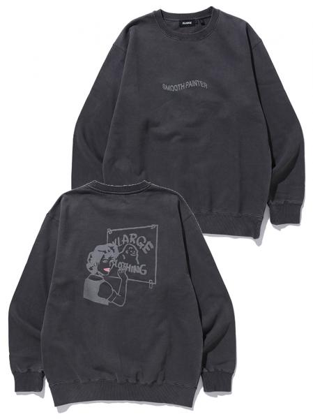 XLARGE SMOOTH PAINTER PIGMENT CREWNECK SWEAT