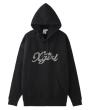 X-girl RHINESTONE STAR CURSIVE LOGO SWEAT HOODIE