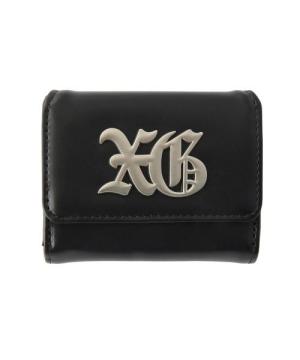 OLD ENGLISH LOGO BUCKLE FAUX LEATHER MINI WALLET