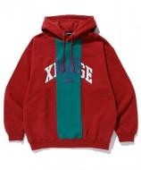 XLARGE PATCHWORK PULLOVER HOODED SWEAT