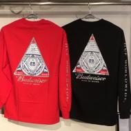 HUF BUDWEISER TRIANGLE L/S TEE