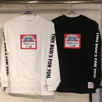 HUF BUDWEISER LABEL L/S TEE