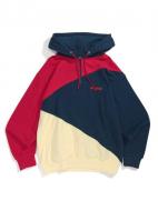 XLARGE PANELED HALF ZIP HOODED SWEAT